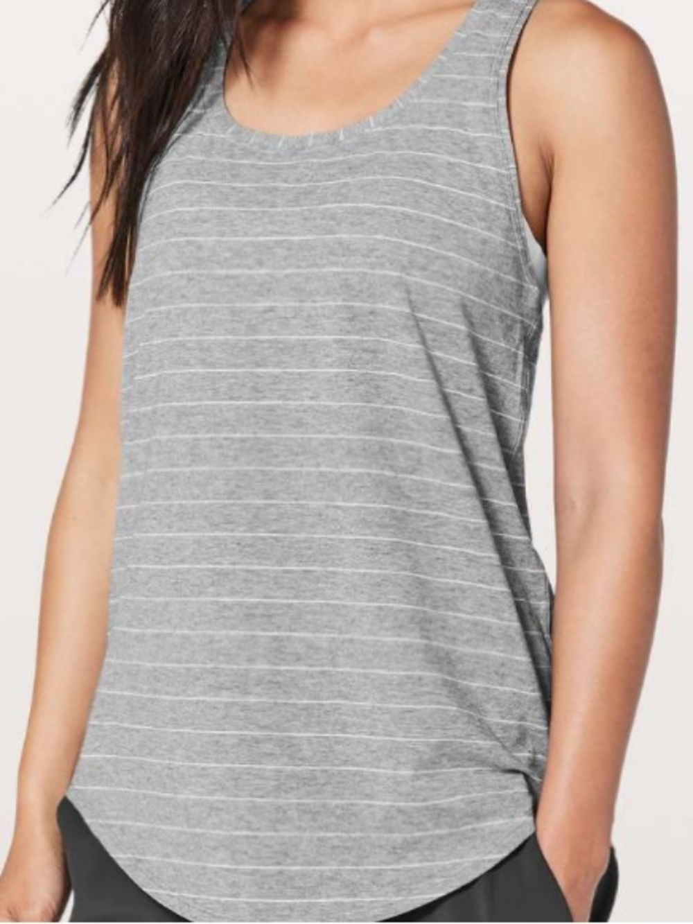 lululemon athletica Love Racerback Scoop Tank *Pleated in Short Serve Stripe